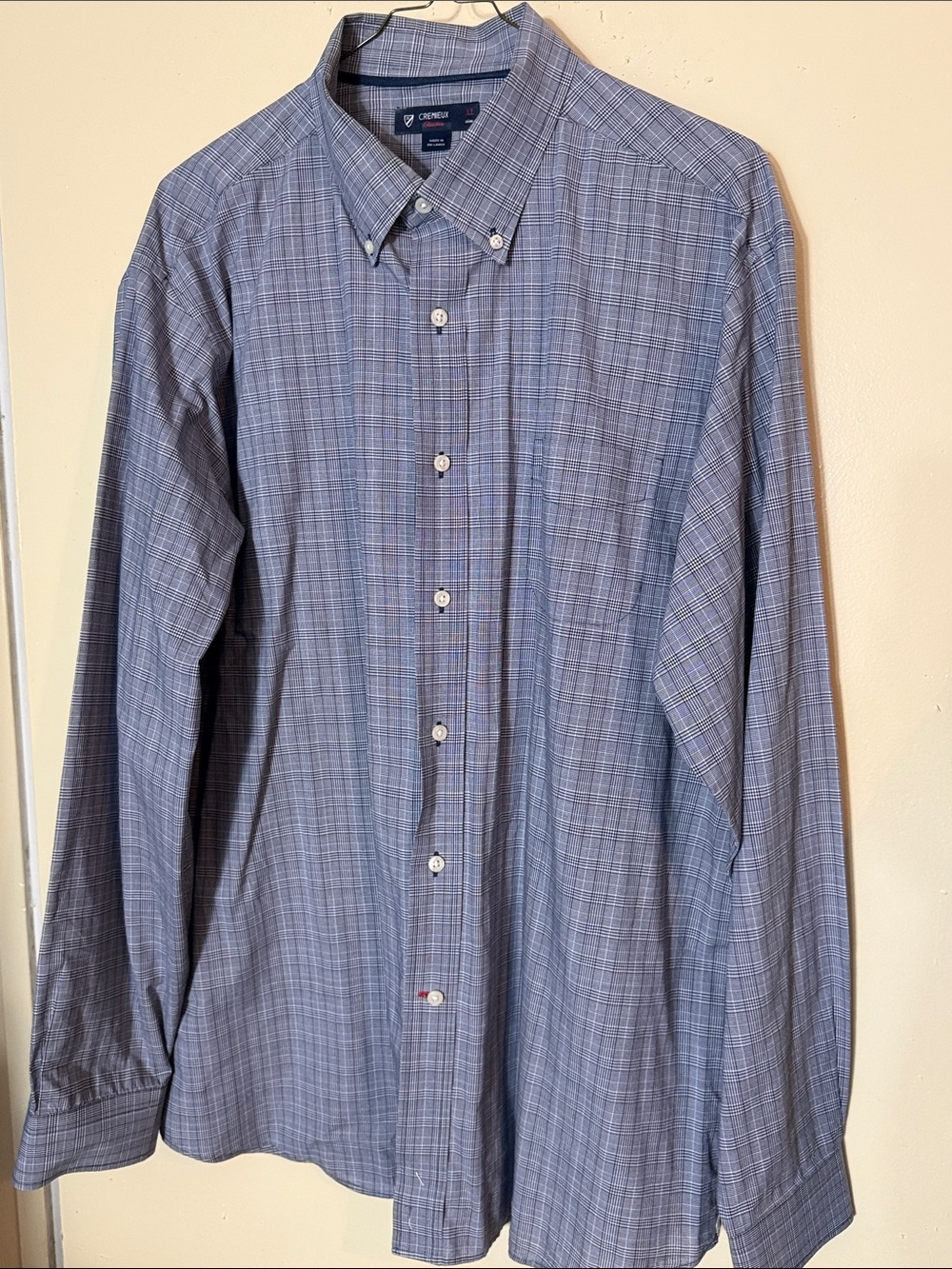 Daniel Cremieux Blue Plaid Long-Sleeve Button-Down Shirt